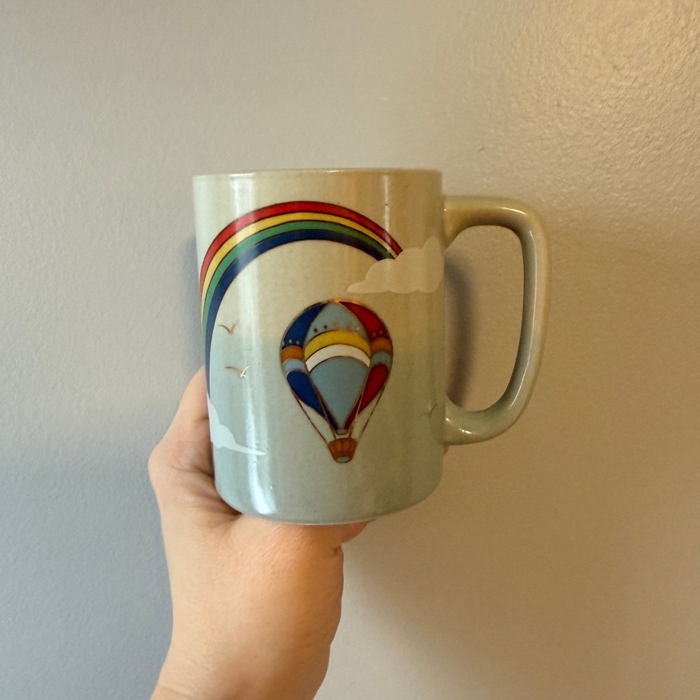 Vintage Otagiri Hot Air Balloon Mug
